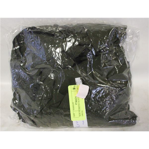 NEW WOMENS OLIVE SIZE LARGE DRESS