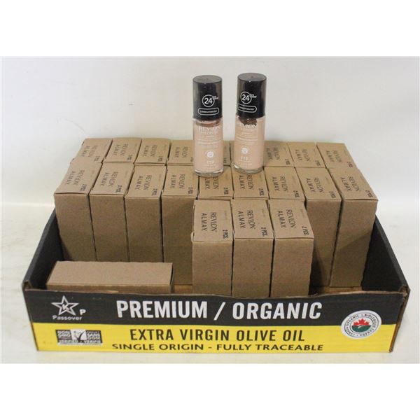 44 BOTTLES REVLON 110 IVORY LIQUID FOUNDATION