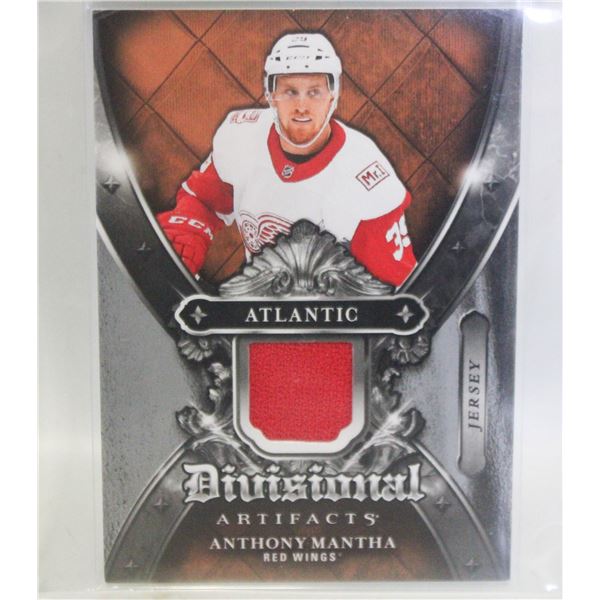 2018-19 UD ANTHONY MANTHA JERSEY PATCH CARD