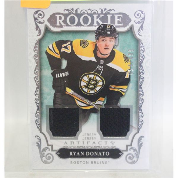 2018-19 UD ROOKIE RYAN DONATO DOUBLE JERSEY