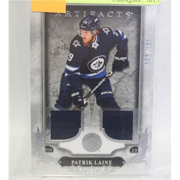 2018-19 UD PATRICK LAIN DOUBLE JERSEY CARD