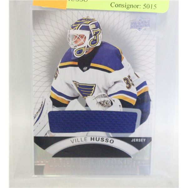 2017-18 UD JERSEY PATCH ROOKIE VILLE HUSSO