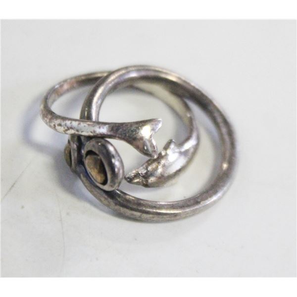 ESTATE 925 SILVER RINGS 6.4 GRAMS TOTAL WEIGHT