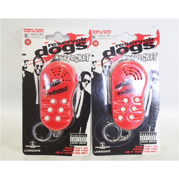 2 RESERVOIR ELECTRONIC DOGS IN YOUR POCKET