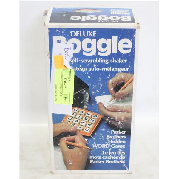 BOGGIE HIDDEN WORD GAME