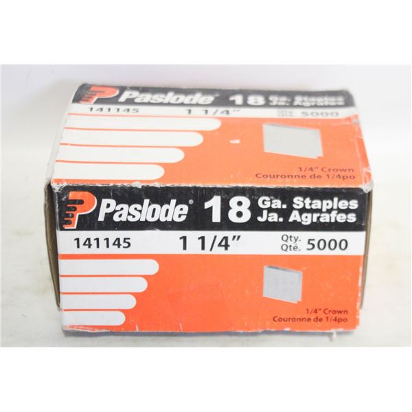 5000 PASSLODE 1-1/4 18 GUAGE STAPLES