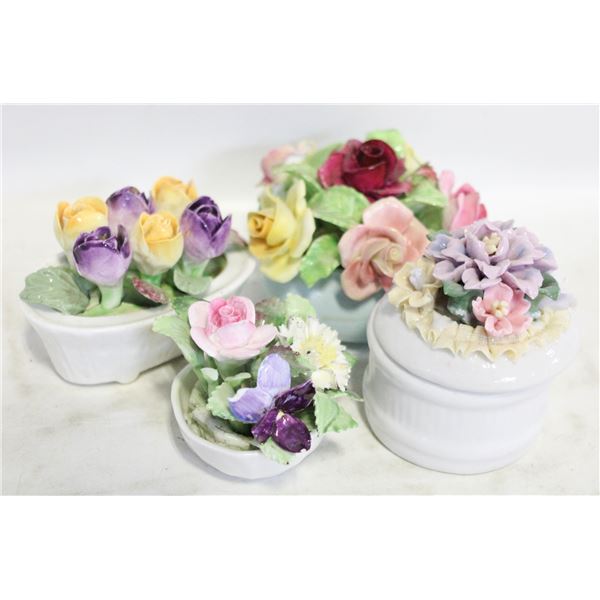 CHINA "FLORALS" ASSORTED LOT
