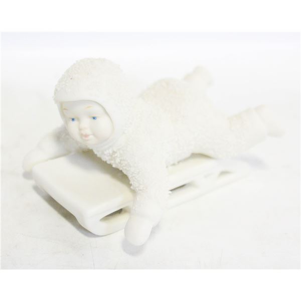 DEPT. 56 SNOWBABIES "HOLD ON TIGHT" FIGURINE
