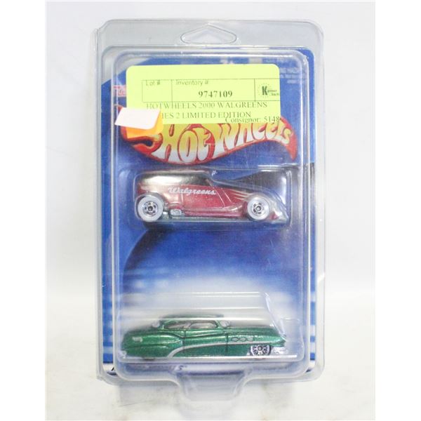 HOTWHEELS 2000 WALGREENS SERIES 2 LIMITED EDITION