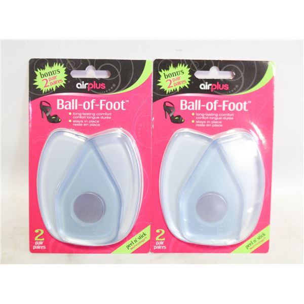 2 PAIR AIRPLUS GEL HEEL CUSHION NEW