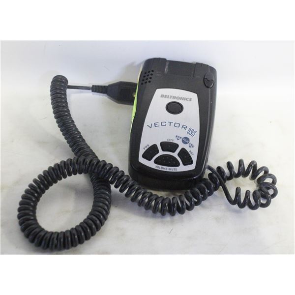BELTRONICS VECTOR 995 RADAR DETECTOR: