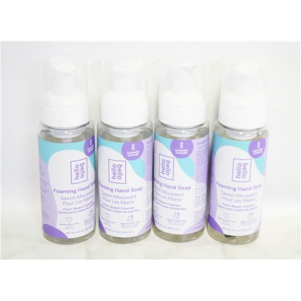 4 HELLO BELLO NATURAL LAVANDER FOAMING