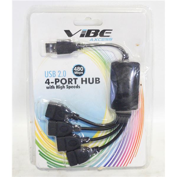 USB 2.0 4 PORT HUB HIGH SPEEDS