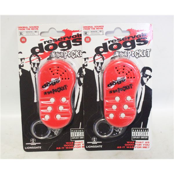 2 RESERVOIR ELECTRONIC DOGS IN YOUR POCKET