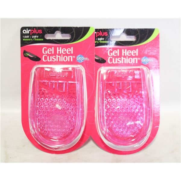 2 PAIR AIRPLUS BALL OF FOOT GEL CUSHION CLEAR