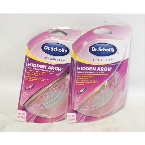 2 PAIR OF DR SCHOOLS HIDDEN ARCH NEW