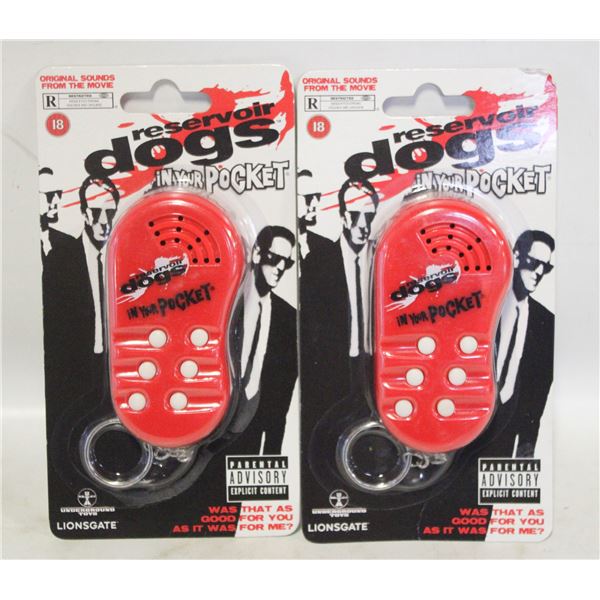 2 RESERVOIR ELECTRONIC DOGS IN YOUR POCKET