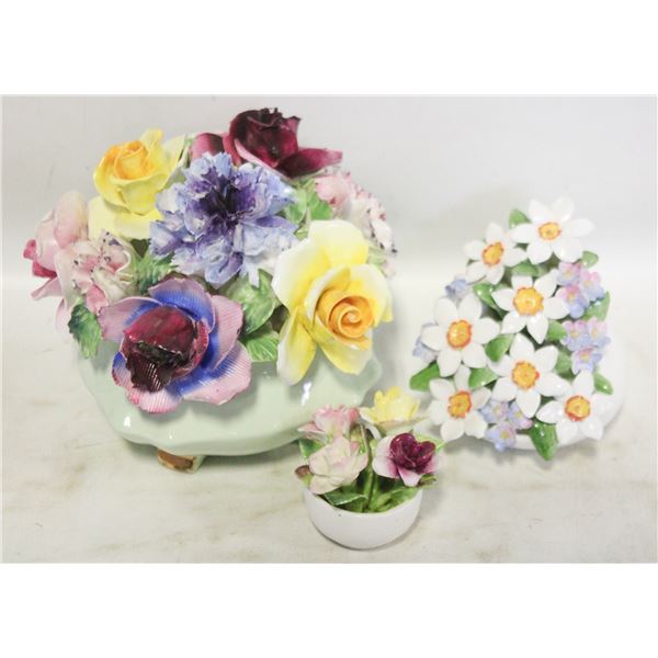 CHINA "FLORALS" ASSORTED LOT