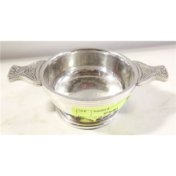 SCOTTISH QUAICH A TWO HANDED WHISKY DRINKING