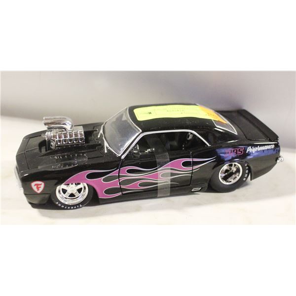 JADA 1969 CAMARO - BLACK FLAMES (1:24 SCALE)