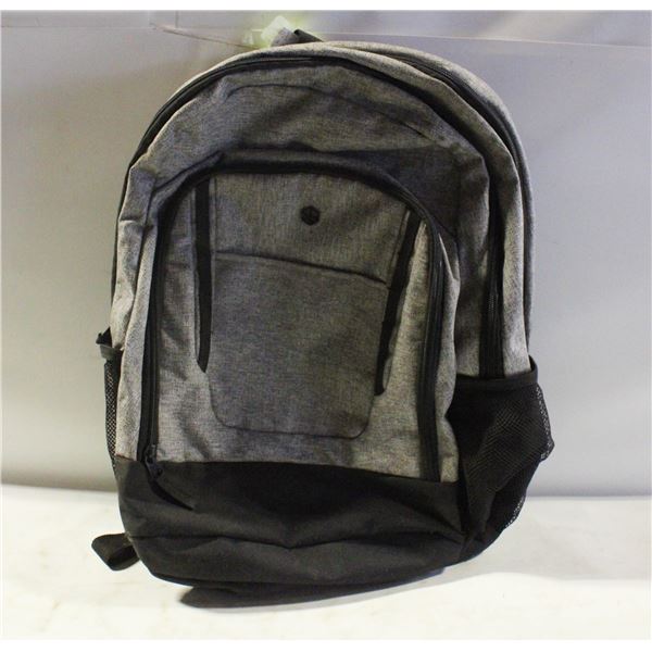 MENS SILVER LACK BACKPACK