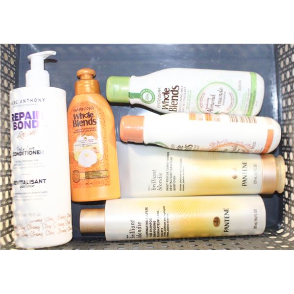 (5) ASSORTED FULL SZ SHAMPOO/CONDITIONER FRUCTIS,