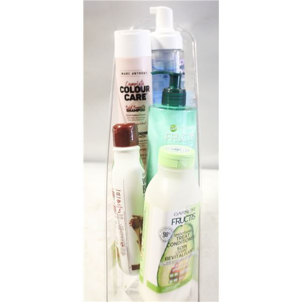 (5) ASSORTED FULL SZ SHAMPOO/CONDITIONER FRUCTIS,