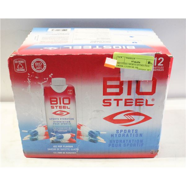 BIO STEEL SPORTS HYDRATION DRINK 12X500 ML BB