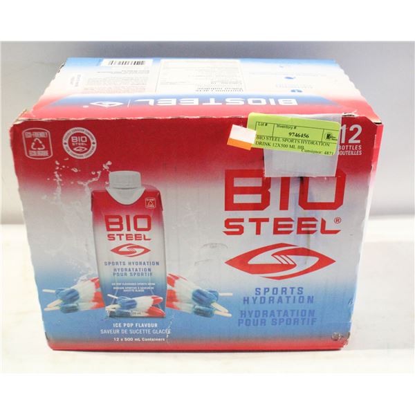 BIO STEEL SPORTS HYDRATION DRINK 12X500 ML BB