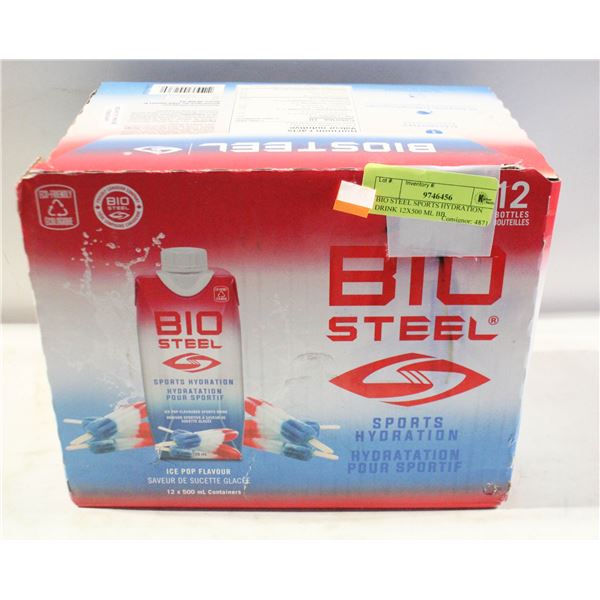 BIO STEEL SPORTS HYDRATION DRINK 12X500 ML BB