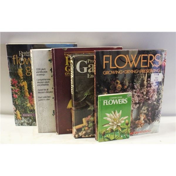 GARDENING BOOKS- BOX LOT ASSORTED