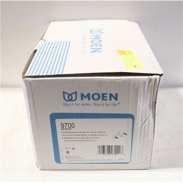 MOEN DOUBLE HANDLE WALL MOUNT VALVE-NEW