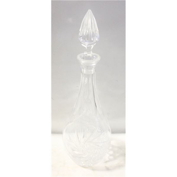 VINTAGE CUT CRYSTAL 15" DECANTER