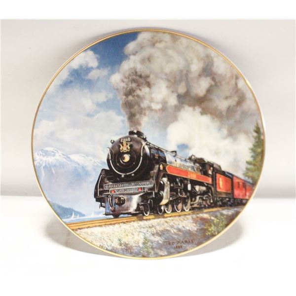 LIMITED EDITION "FIRST LADY OF STEAM" PLATE