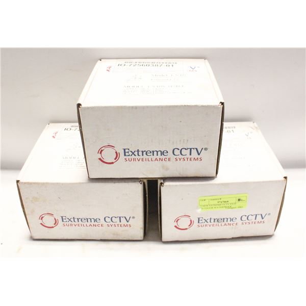 3 NEW EXTREME CCTV EX10 OUTDOOR WATERPROOF