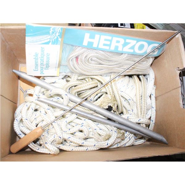 SAILING ROPE AND TRAINING ITEMS AND TOOLS
