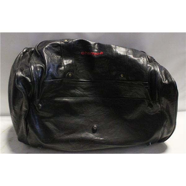 BLACK DUFFLE BAG