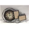 Image 1 : CONTEMPORARY METAL PICTURE FRAME/WALL CLOCK