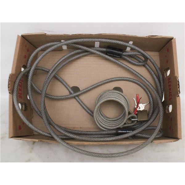 STEEL BRAIDED CABLES PLUS LOCK