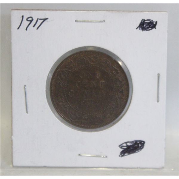 1917 CANADA LARGE 1 CENT COIN