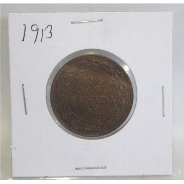 1913 CANADA LARGE 1 CENT COIN