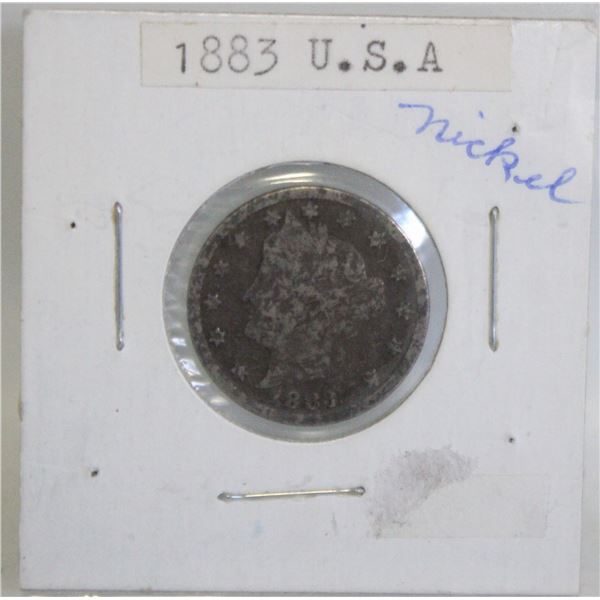 1883 UNITED STATES OF AMERICA 5 CENTS COIN
