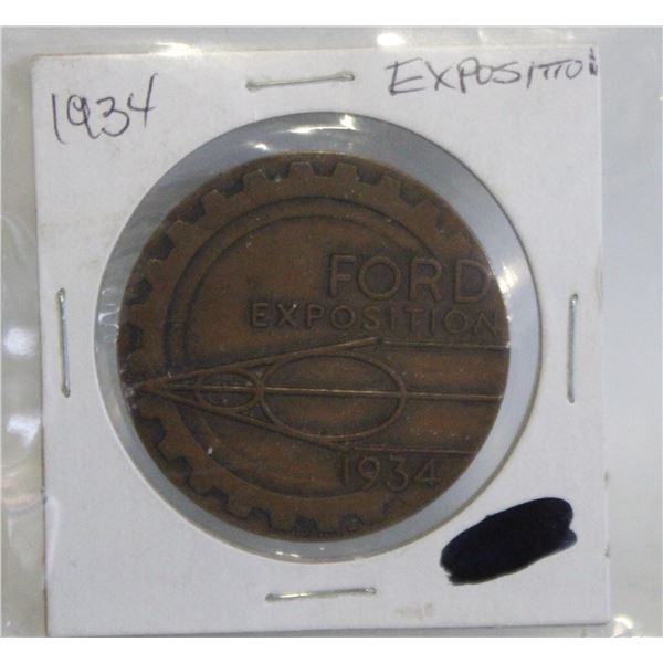 1934 FORD EXPOSITION CHICAGO MEDAL