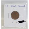 Image 1 : CANADA 1 CENT BLANK PLANCHET RIMMED COIN