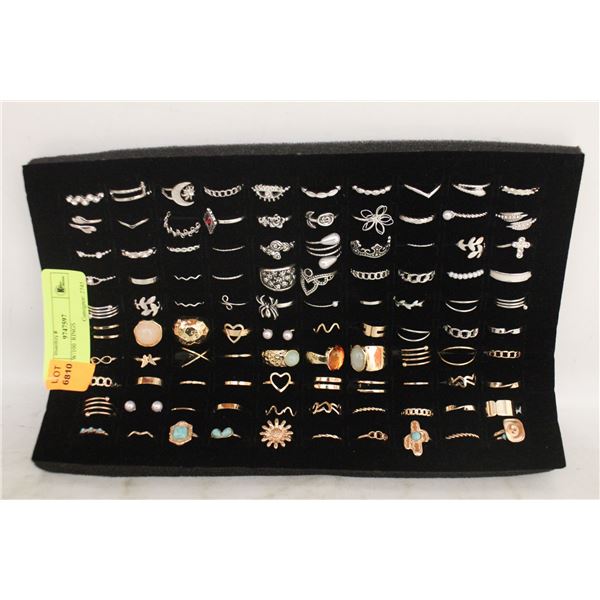 TRAY W/100  RINGS