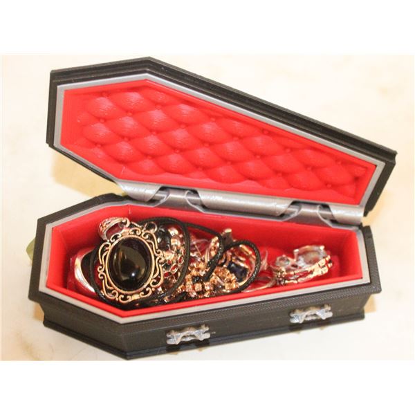 HALLOWEEN TRAVELING JEWELRY BOX FULL