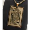 Image 1 : NEW POKER PLAYING CARDS GOLDTONED