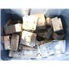 Image 1 : TOTE FULL OF MISC ELECTRICAL BOXES