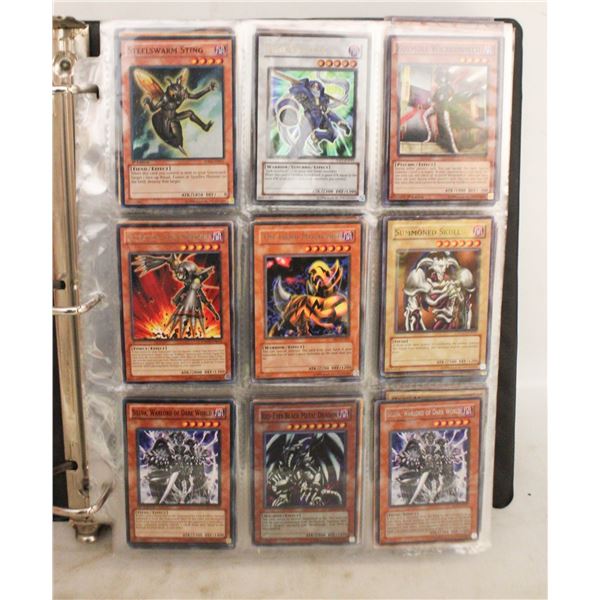 YU-GI-OH! BINDER WITH CARDS