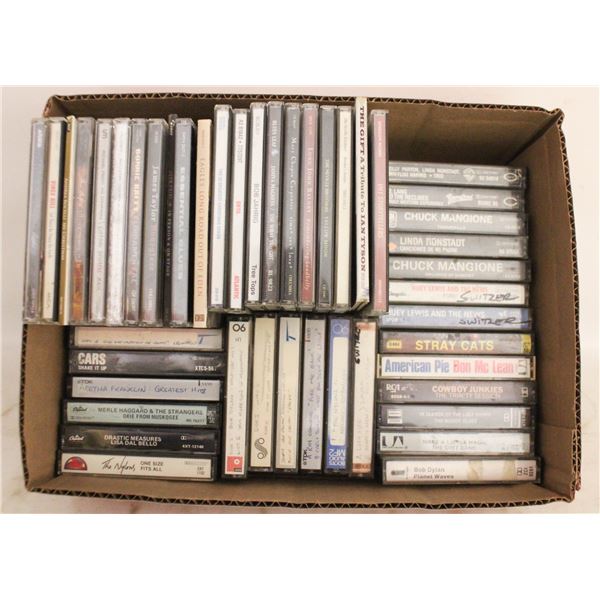 CDS & CASSETTES - ROCK - COUNTRY